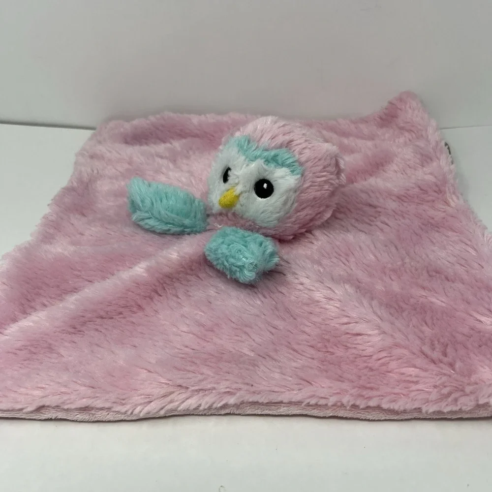 Baby Bass Pro‎ Shops Owl Lovey pink Security lovies bird plush stuffed Animal